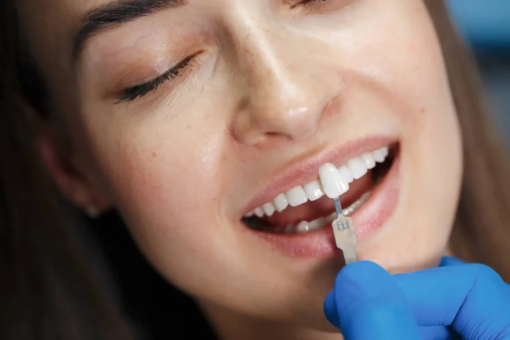 Paziente durante trattamento dentale